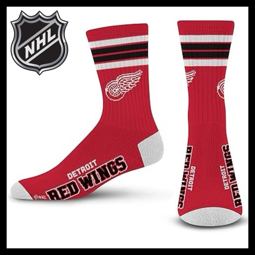 Detroit Red Wings NHL Heavyweight Socks (L)
New with Tags